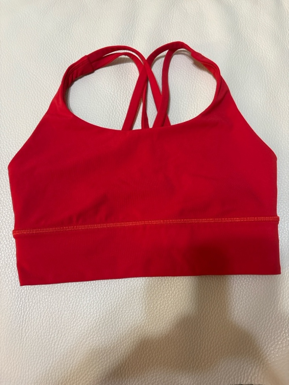 lululemon athletica Red Crisscross Strappy Sports Bra XSmall - Picture 4 of 6